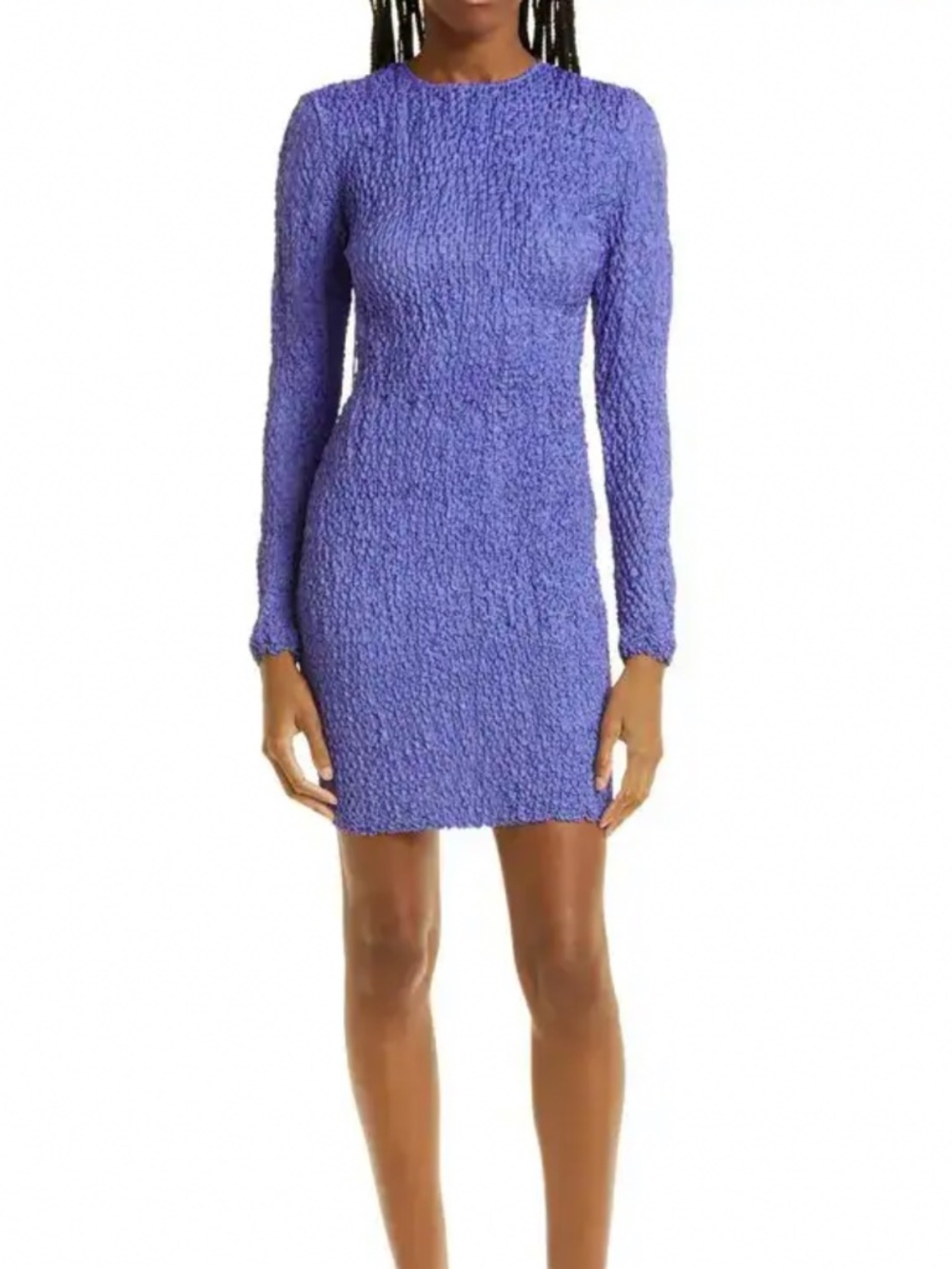 Samsoe Samsoe Bianca long sleeve crinkled dress